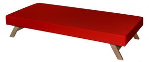 Hajdalánek Sklápacie lehátko OSKAR pre MŠ (červená, 120x60) OSKAR120CER