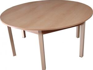 Hajdalánek Stôl okrúhly pr. 120 cm pre materské školy (oranžová, 64) STULKULATY64BUK