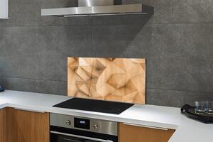 Sklenený obklad do kuchyne Solid mozaika drevo 100x50 cm