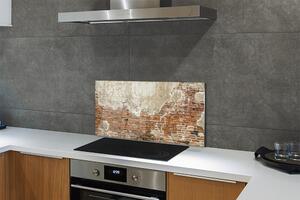 Sklenený obklad do kuchyne Tehlové múry wall 100x50 cm