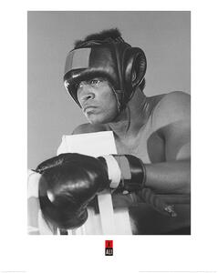 Umelecká tlač Muhammad Ali - Training, (60 x 80 cm)