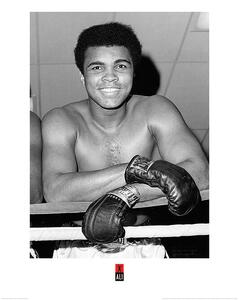 Umelecká tlač Muhammad Ali - Smile, (60 x 80 cm)