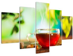 Obraz - Zátišie s čajom (150x105 cm)