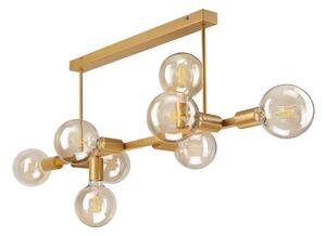 Luster na tyči ASTRID 8xE27/60W/230V zlatá