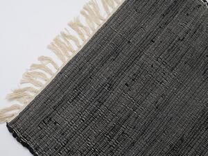 Koberec RENSKE 60x90 cm, čierny/žíhaný
