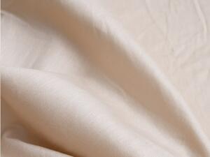 Plachta s gumou z bavlneného saténu 90x200 cm, béžová