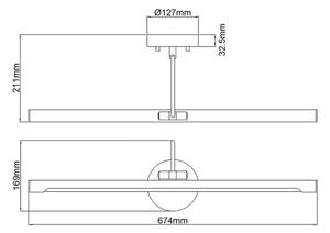 Elstead ALTON-PL-L-BB - LED Obrazové svietidlo ALTON LED/10W/230V zlatá