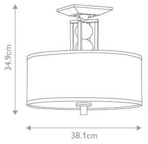 Elstead KL-CELESTIAL-SF - Prisadený luster CELESTIAL 3xE27/100W/230V