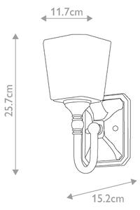 Elstead FE-CONCORD1-BATH - LED Kúpeľňové svietidlo CONCORD 1xG9/3W/230V IP44