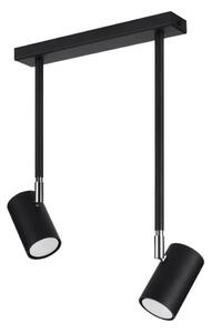 Sollux SL.1075 - Luster na tyči NORANO 2xGU10/40W/230V čierna