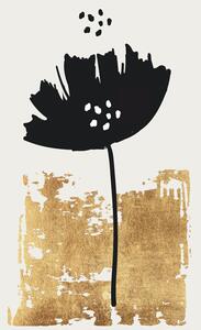 Ilustrácia Black Poppy, Kubistika, (26.7 x 40 cm)