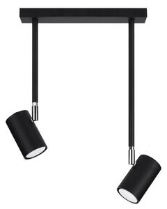 Sollux SL.1075 - Luster na tyči NORANO 2xGU10/40W/230V čierna