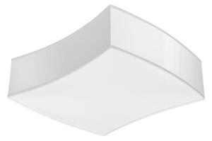 Sollux SL.1054 - Stropné svietidlo SQUARE 2xE27/60W/230V biela