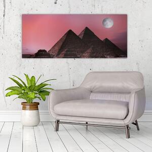 Obraz - Pyramídy Giza, Egypt (120x50 cm)