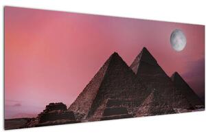 Obraz - Pyramídy Giza, Egypt (120x50 cm)