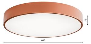 LED Stropné svietidlo CLEO LED/69W/230V 3000K pr. 60 cm medená