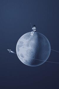 Ilustrácia Moon boy, Maarten Léon