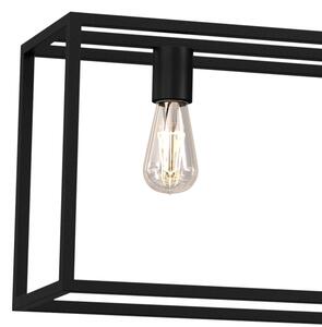 Luster na lanku FRAME 4xE27/60W/230V čierna
