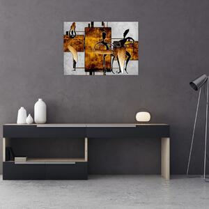 Obraz - Motívy Africkej kultúry (70x50 cm)