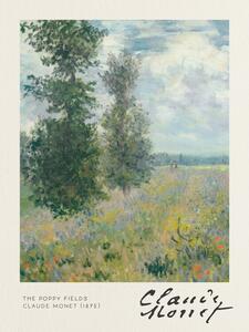 Obrazová reprodukcia The Poppy Fields - Claude Monet