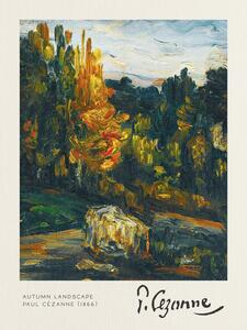 Obrazová reprodukcia Autumn Landscape - Paul Cézanne