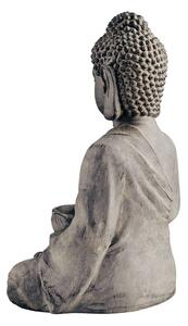 BUDDHA Socha sediaceho Budhu s táckou na sviečku