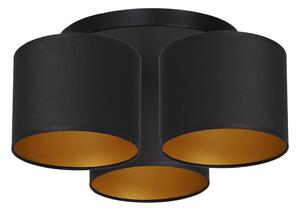 Luster prisadený ARDEN 3xE27/60W/230V čierna/zlatá