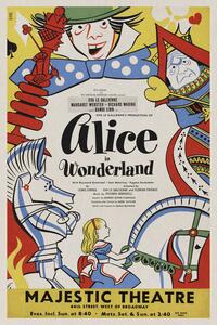 Obrazová reprodukcia Alice in Wonderland, 1947 (Vintage Theatre Production)