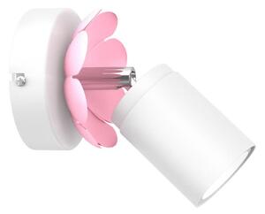 Nástenné bodové svietidlo FLOWER 1xGU10/8W/230V biela