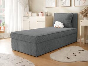 Mirjan24 Jednolôžková kontinentálna posteľ Figred Sztruks, Rozmer postele: 90x200 cm, Farba tkaniny: Poso 22 5903211508868