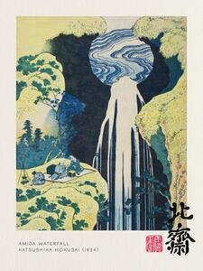 Obrazová reprodukcia Amida Waterfall (Waterfalls of Japan) - Katsushika Hokusai