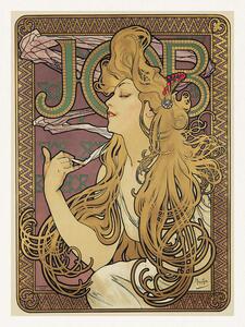 Obrazová reprodukcia Job, Cigarette Paper Advert (Vintage Art Nouveau) - Alfons / Alphonse Mucha