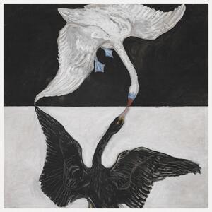 Obrazová reprodukcia The Swan No.1 (Black & White) - Hilma af Klint