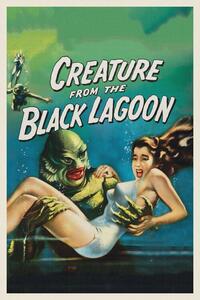 Obrazová reprodukcia Creature from the Black Lagoon (Vintage Cinema / Retro Movie Theatre Poster / Horror & Sci-Fi)