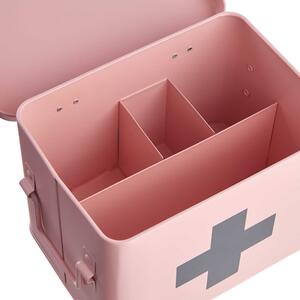 MEDIC Box na lieky - sv. ružová