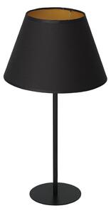 Stolná lampa ARDEN 1xE27/60W/230V pr. 30 cm čierna/zlatá
