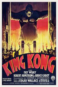 Obrazová reprodukcia King Kong / Fay Wray (Retro Movie)