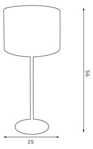 Stolná lampa ARDEN 1xE27/60W/230Vpr. 25 cm biela