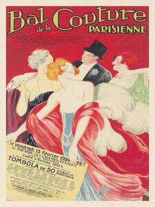Obrazová reprodukcia Bal de la Couture Parisienne (Vintage Fashion Ad) - Leonetto Cappiello