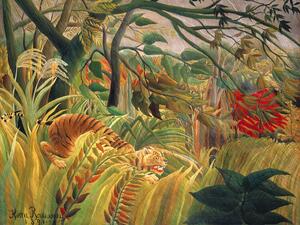 Obrazová reprodukcia Tiger in a Tropical Storn (Rainforest Landscape) - Henri Rousseau