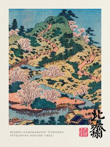 Obrazová reprodukcia Sesshu Ajigawaguchi Tenposan - Katsushika Hokusai