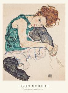 Obrazová reprodukcia Adele Herms (Special Edition Female Portrait) - Egon Schiele