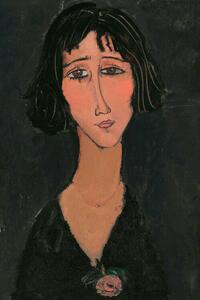 Obrazová reprodukcia Margherita, Jeune Femme a la Rose - Amedeo Modigliani