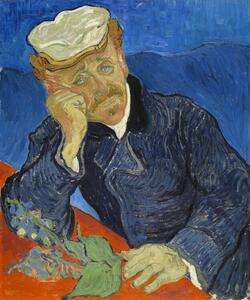 Vincent van Gogh - Obrazová reprodukcia Portrait of Dr. Gachet, (35 x 40 cm)