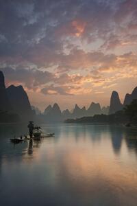 Fotografia Li River Sunrise, Yan Zhang
