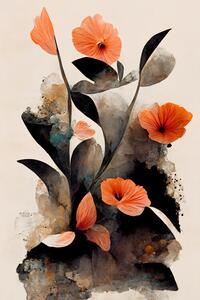 Ilustrácia Abstract Flowers, Treechild