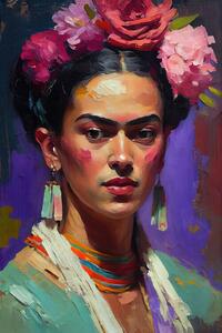 Ilustrácia Portrait Of Frida, Treechild
