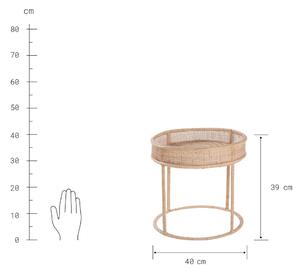 BOHO LOUNGE Odkladací stolík 40 cm