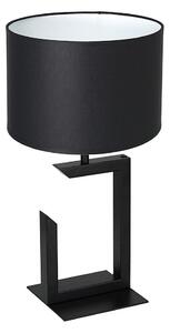 Stolná lampa 1xE27/60W/230V 45 cm čierna/biela