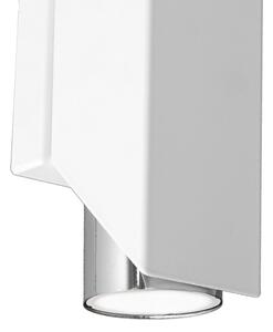 Nástenné svietidlo WALL 2xGU10/8W/230V biela/lesklý chróm